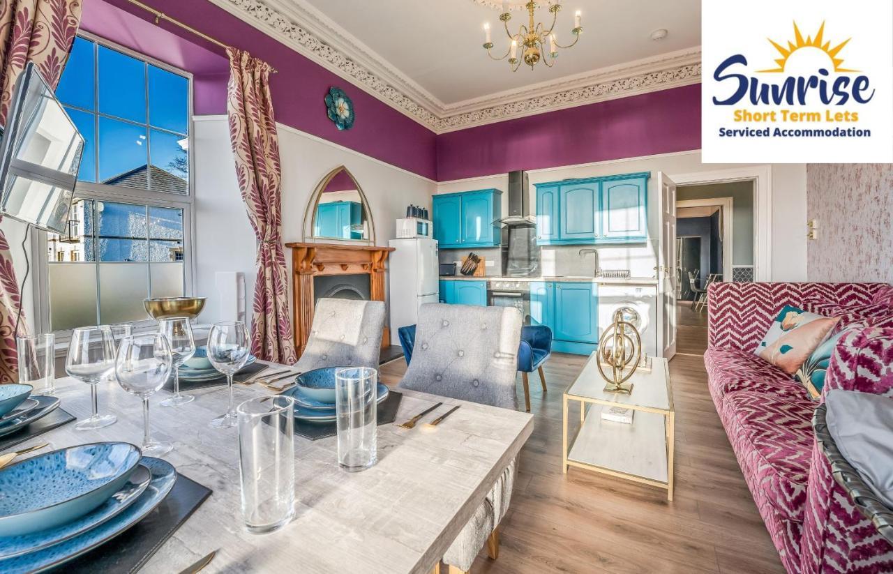 Presidential Apartment, Family Home, Luxury Bedrooms, 2 Rooms, 1 King Bed, 2 Single Beds, Free Wifi, Free Parking, Tourists, Business Travelers, Relocation, Beautiful River Views, - Long Stays, Invoice And Reduced Price Are Only Via Sunrise Short Let Дънди Екстериор снимка