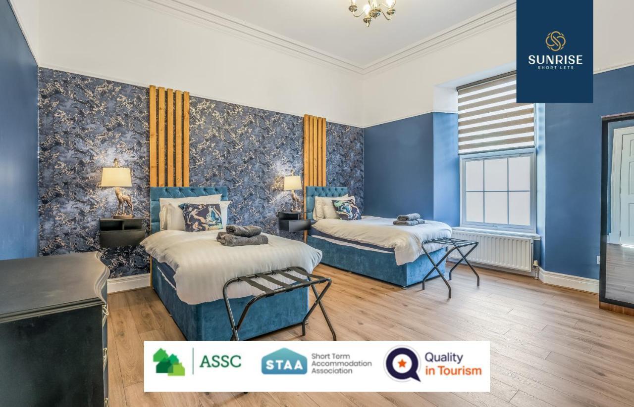 Presidential Apartment, Family Home, Luxury Bedrooms, 2 Rooms, 1 King Bed, 2 Single Beds, Free Wifi, Free Parking, Tourists, Business Travelers, Relocation, Beautiful River Views, - Long Stays, Invoice And Reduced Price Are Only Via Sunrise Short Let Дънди Екстериор снимка